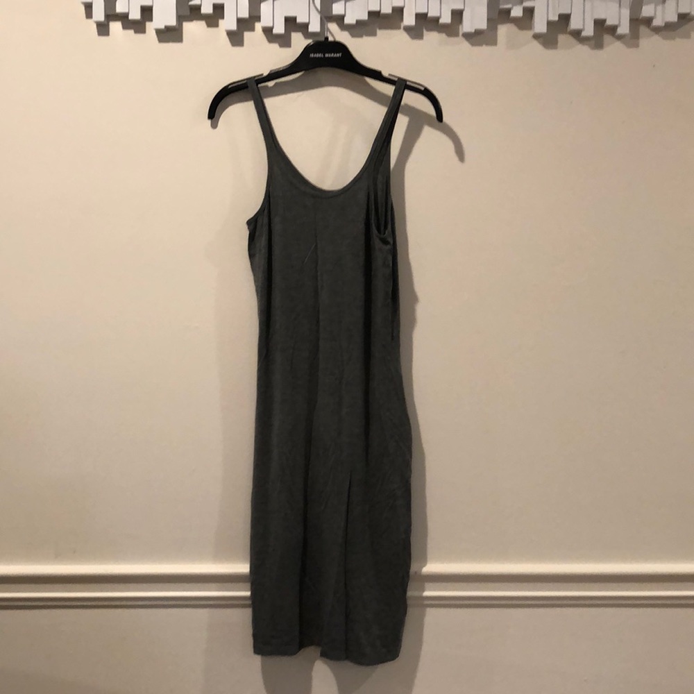 T by Alexander Wang Gray Bodycon Tank Dress